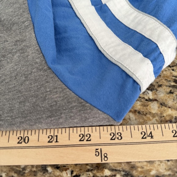 Detroit Lions Shirt Mens Large Blue Gray NFL Football Long Sleeve Team Apparel - Picture 4 of 6